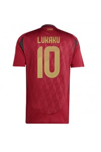 Fotbalové Dres Belgie Romelu Lukaku #10 Domácí Oblečení ME 2024 Krátký Rukáv